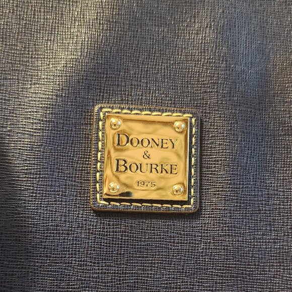 Dooney & Bourke East West Shopper Large Tote Navy Blue - Picture 3 of 16